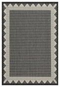 Sunshine GC_HAR2014 Anthracite 5 ft. 3 in. x 7 ft. 3 in. Indoor/Outdoor Area Rug
