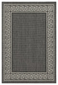 Sunshine GC_HAR2002 Anthracite 7 ft. 10 in. x 10 ft. 3 in. Indoor/Outdoor Area Rug