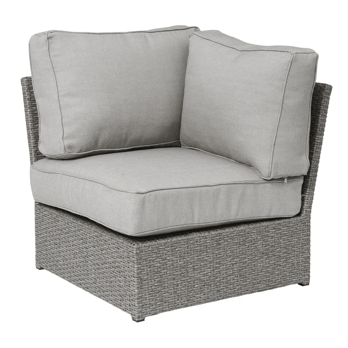 Shick Fully Assembled Corner Wedge Patio Chair with Cushions