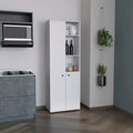 White 2-Door Kitchen Cabinet