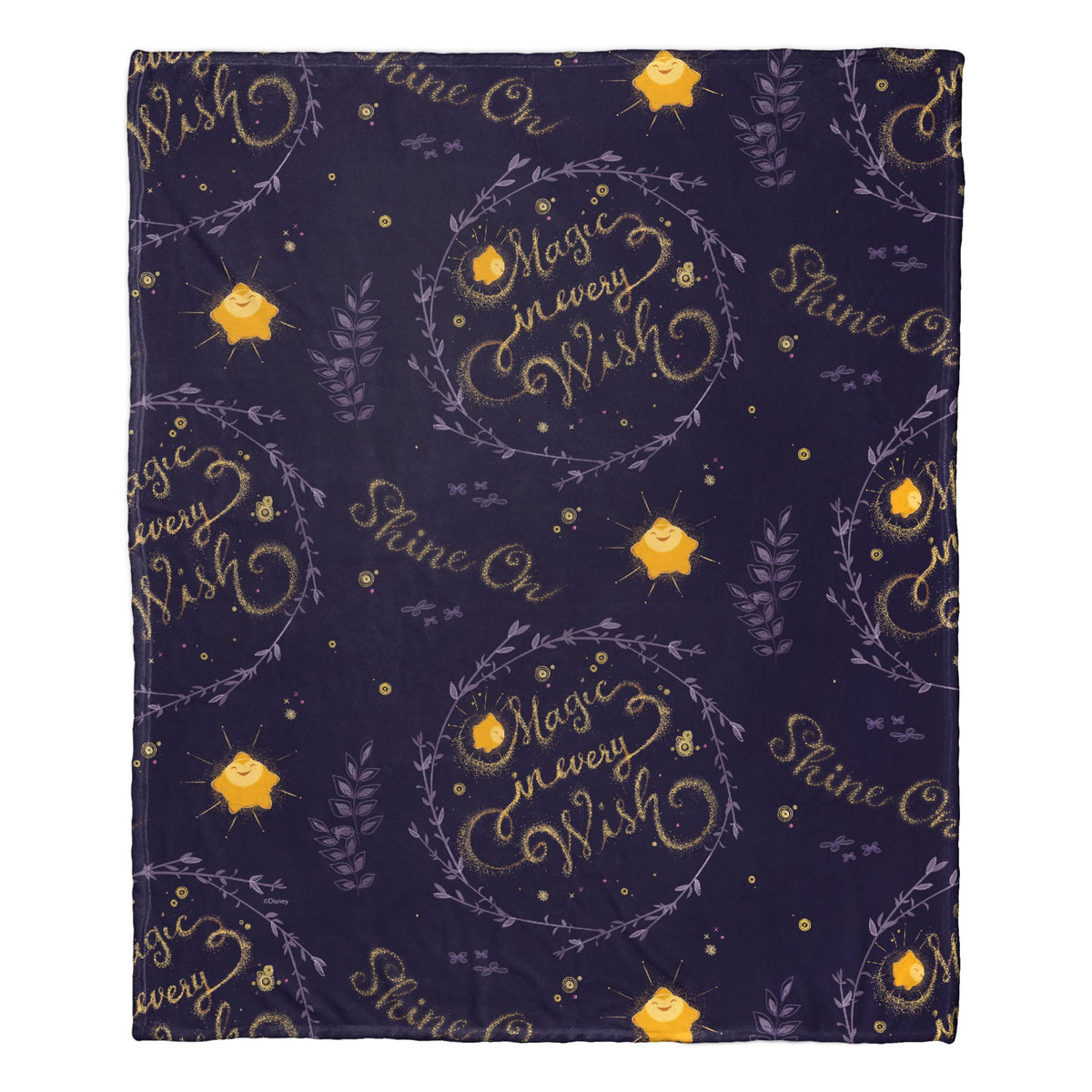 Disney Wish Magic In Every Wish Silk Touch Throw