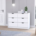 Dresser curio, Four Drawes, White Finish(D0102HgE18V)