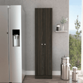 Storage cabinet Pipestone, Five Shelves, carbon Espresso  Black Wengue Finish(D0102HgE1cA)