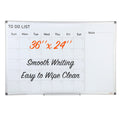 Vevor Calendar Whiteboard, 36 X 24 Inches Magnetic Dry Erase Calendar Board, Monthly Planner Whiteboard For Wall, 1 Magnetic Era