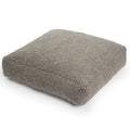 Jaxx Brio Large Dcor Floor Pillow / Meditation Yoga Cushion, Shearling Faux Lamb, Smoke