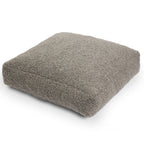 Jaxx Brio Large Dcor Floor Pillow / Meditation Yoga Cushion, Shearling Faux Lamb, Smoke