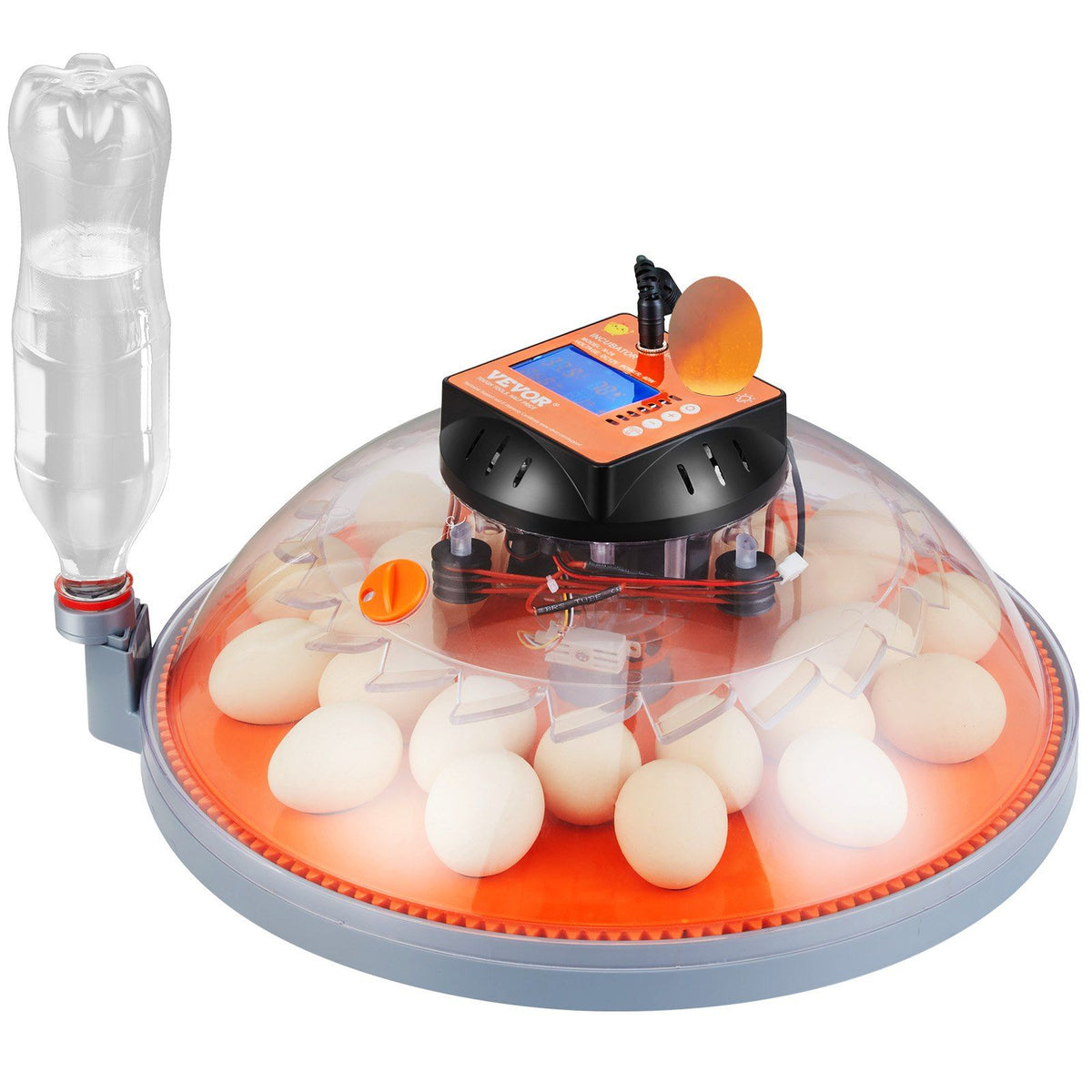 Vevor Egg Incubator, Incubators For Hatching Eggs, Automatic Egg Turner With Temperature And Humidity Control, 24 Eggs Poultry H