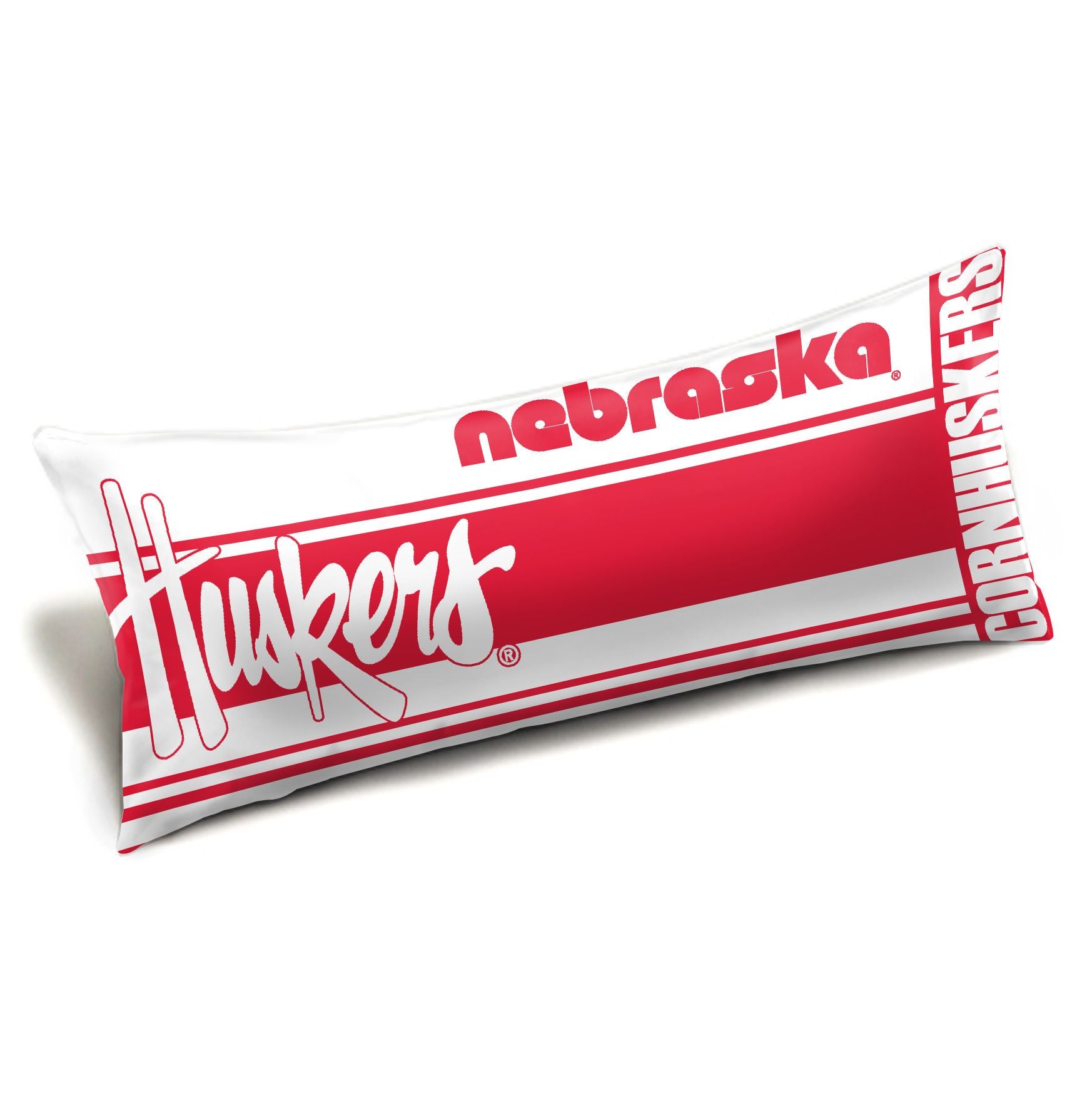 Nebraska OFFICIAL Collegiate Seal Body Pillow(D0102HH1VKV.)