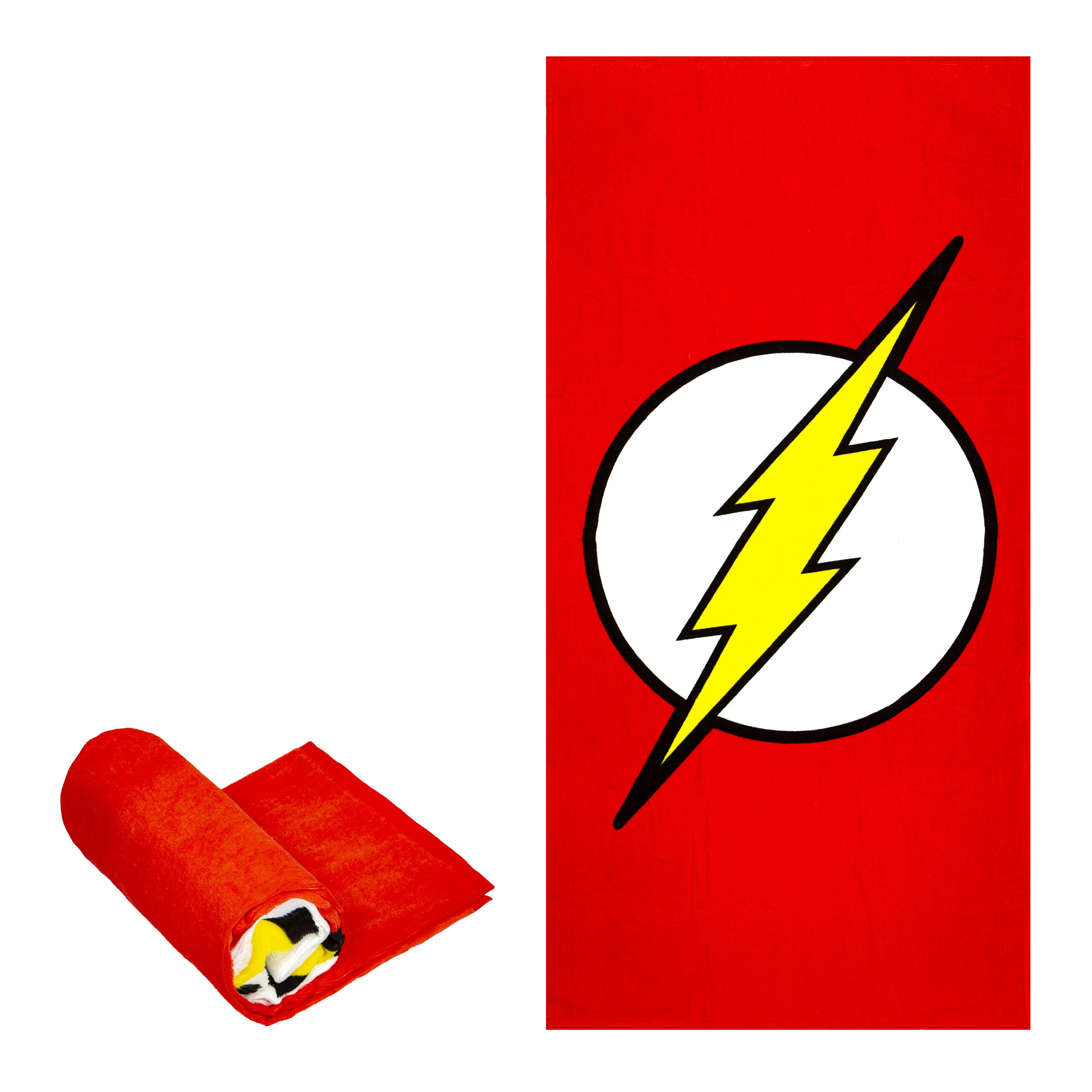 Beach Towel  The Flash  Oversized 58 x 28  For Pool, Bath, Yoga, Gym, Travel, Camping, Beach Cart & Beach Chairs(D0102HH4NC