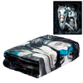 Flannel Fleece Plush Blanket - Native American  - QUEEN BED 79x 95 - Lightweight Microfiber Blanket For Beds, Sofa, Couch, Picni