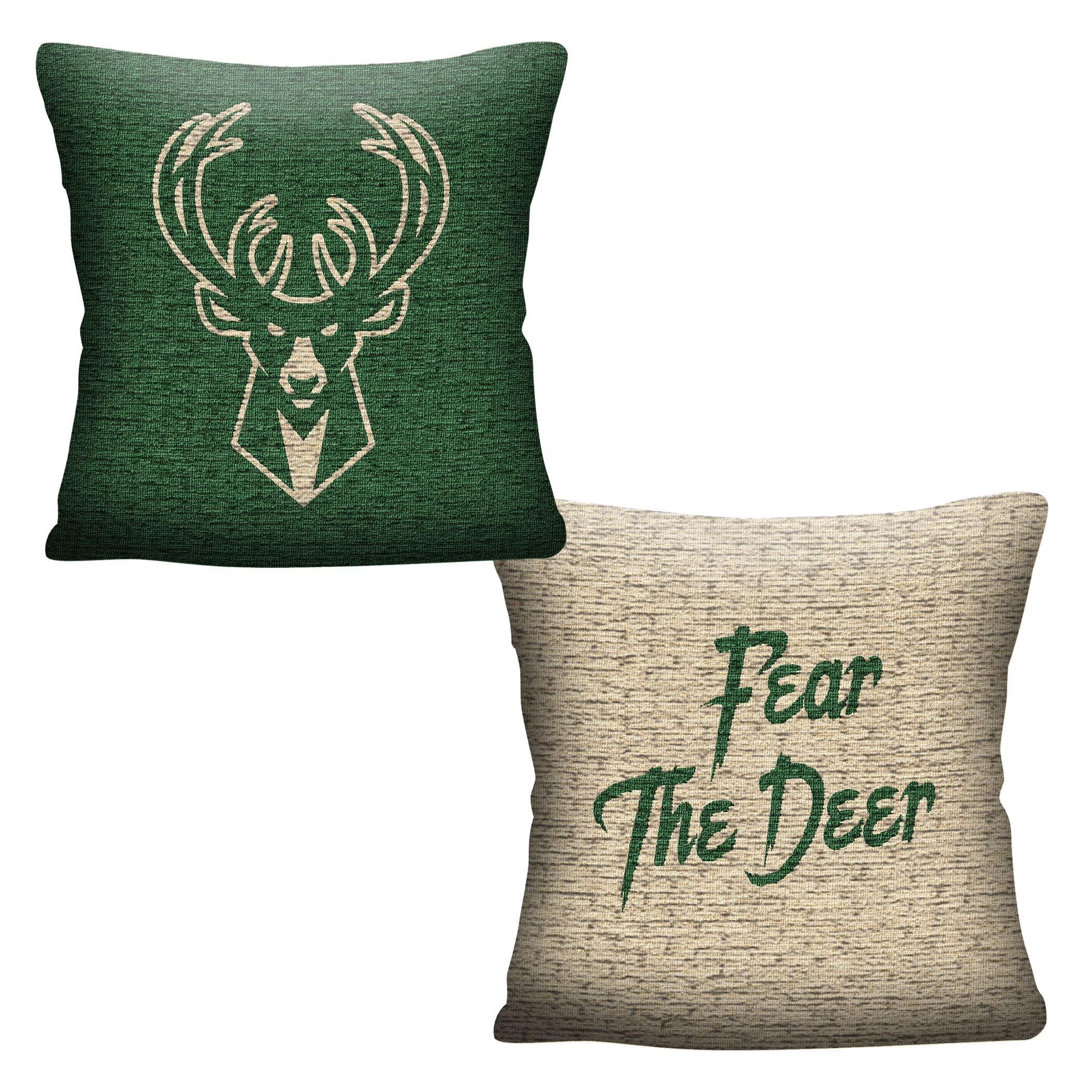 Bucks OFFICIAL Invert Woven Pillow(D0102HHDE4Y.)