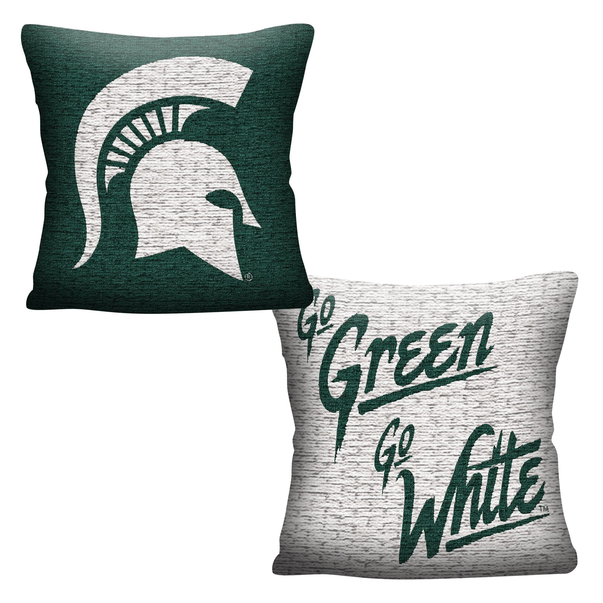 Michigan State Official Ncaa 'Invert' Woven Pillow(D0102Hhde9W.)