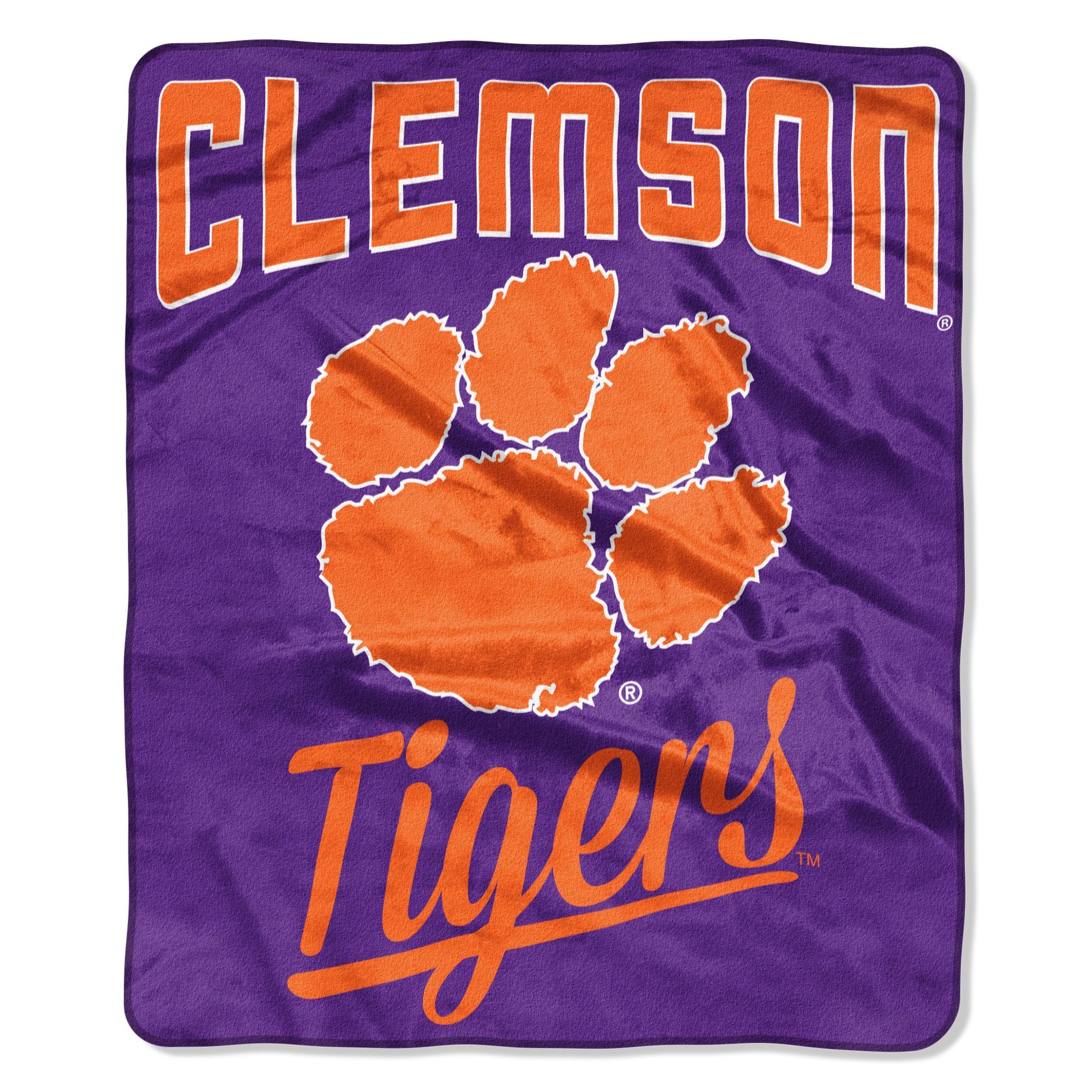 Clemson Official Collegiate, 'Alumni' 50'X 60' Raschel Throw By The Northwest Company(D0102Hhy67W.)