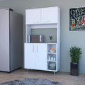 colorado Pantry cabinet Three Open Shelves(D0102HI4H3g)