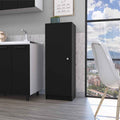 Miami Single Door Pantry, Four Shelves