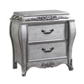 Vintage Platinum 2-Drawer Nightstand