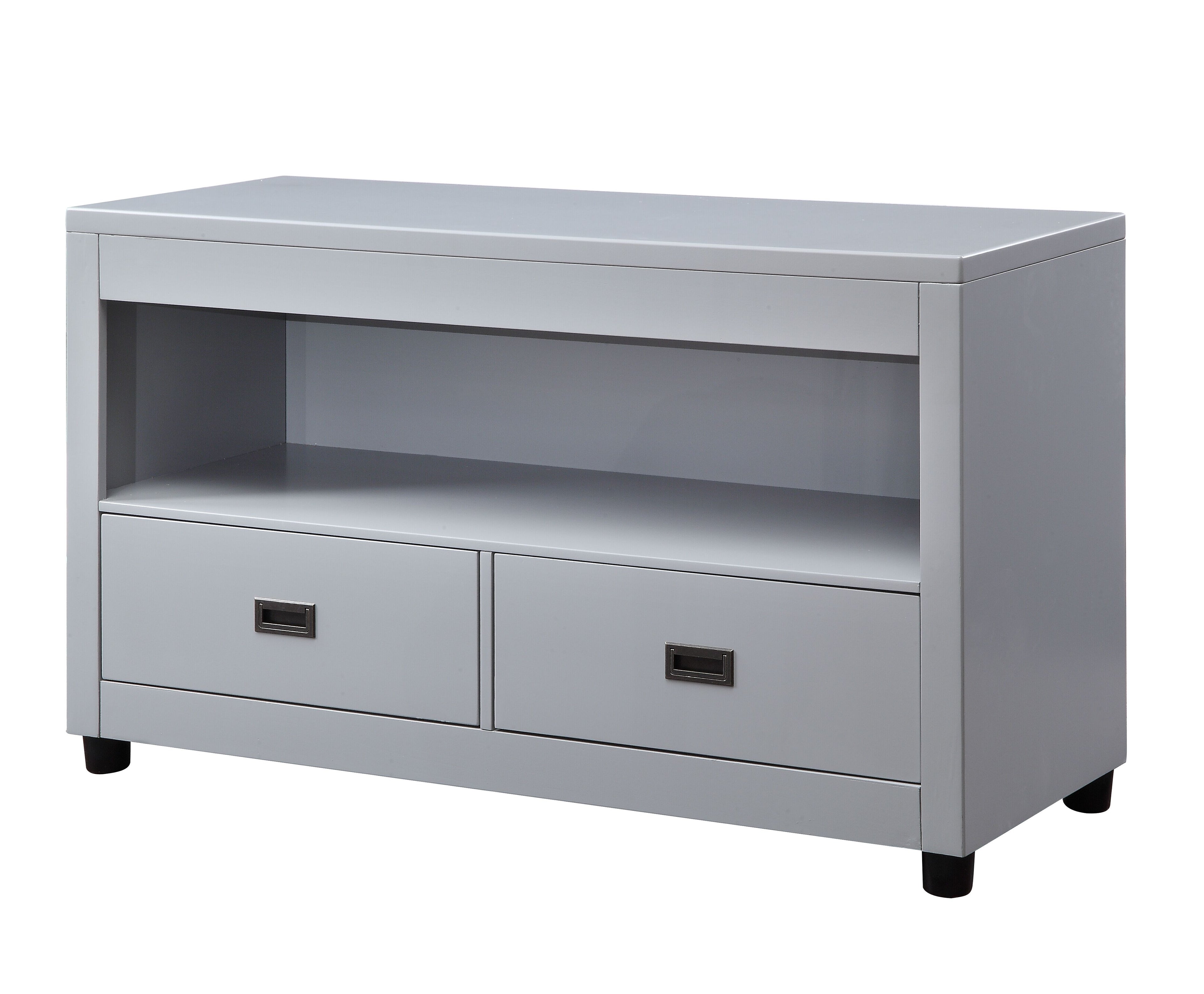 Dove Grey 2-Drawer Sofa Table