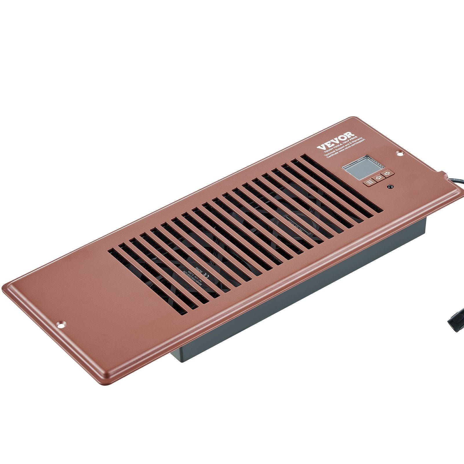 VEVOR Register Booster Fan, Quiet Vent Booster Fan Fits 4 x 12 Register Holes, with Remote Control and Thermostat Control, Adj