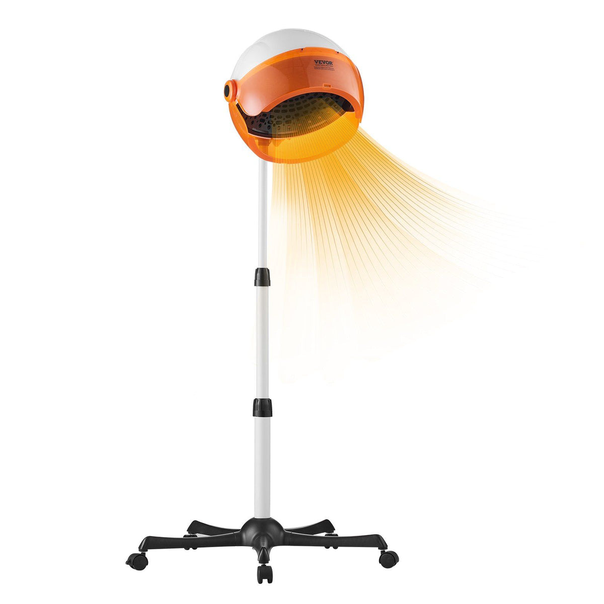 VEVOR Professional Hooded Dryer, 1875W High-Power Bonnet Hair Dryer, Sit Under Hair Dryer with Timer, 3 Temp Settings & Wind Spe