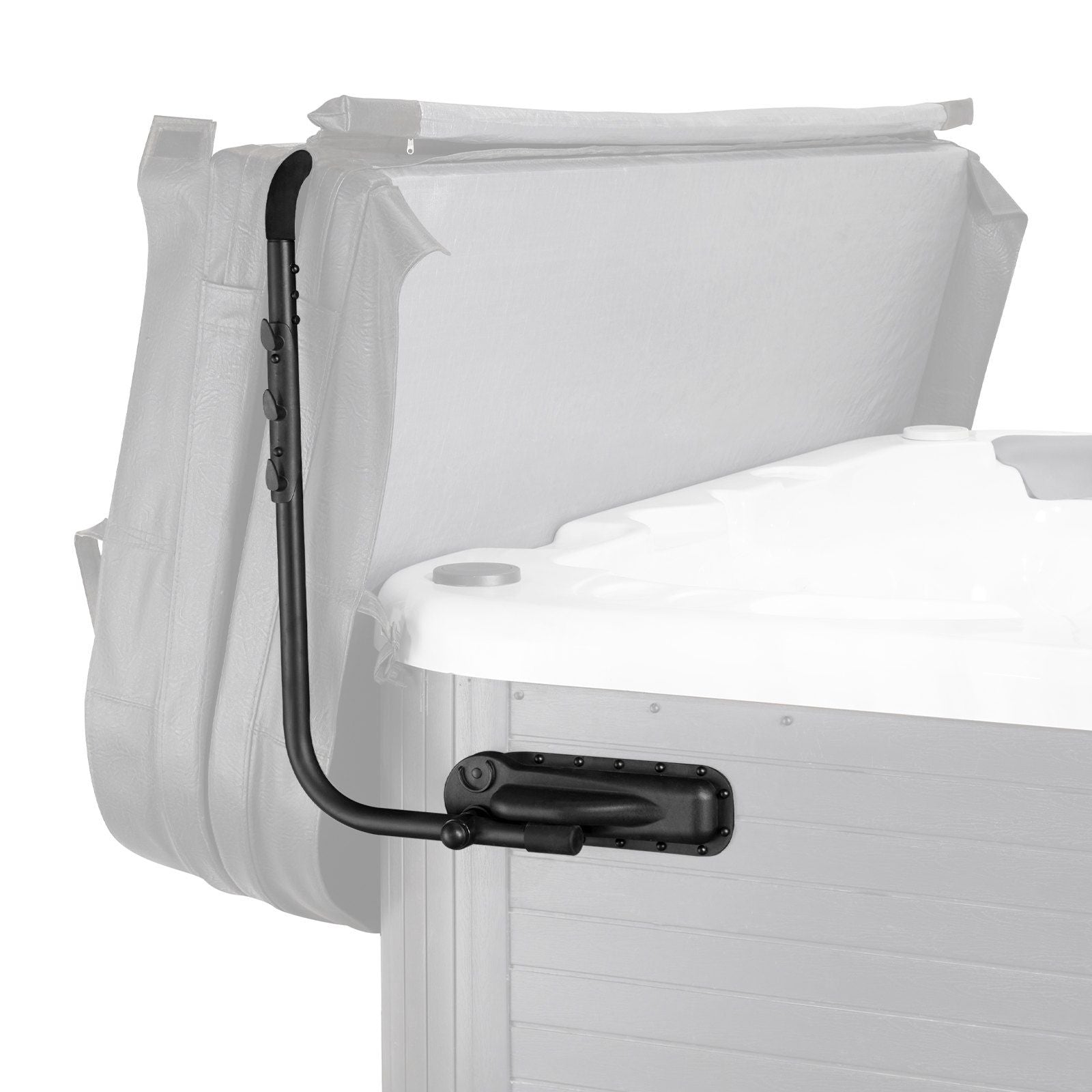 VEVOR Hot Tub Cover Lift, Spa Cover Lift, Height 31.5 - 41.3 Width 69 - 100.5 Adjustable, Installed on Both Sides at the Top, Su