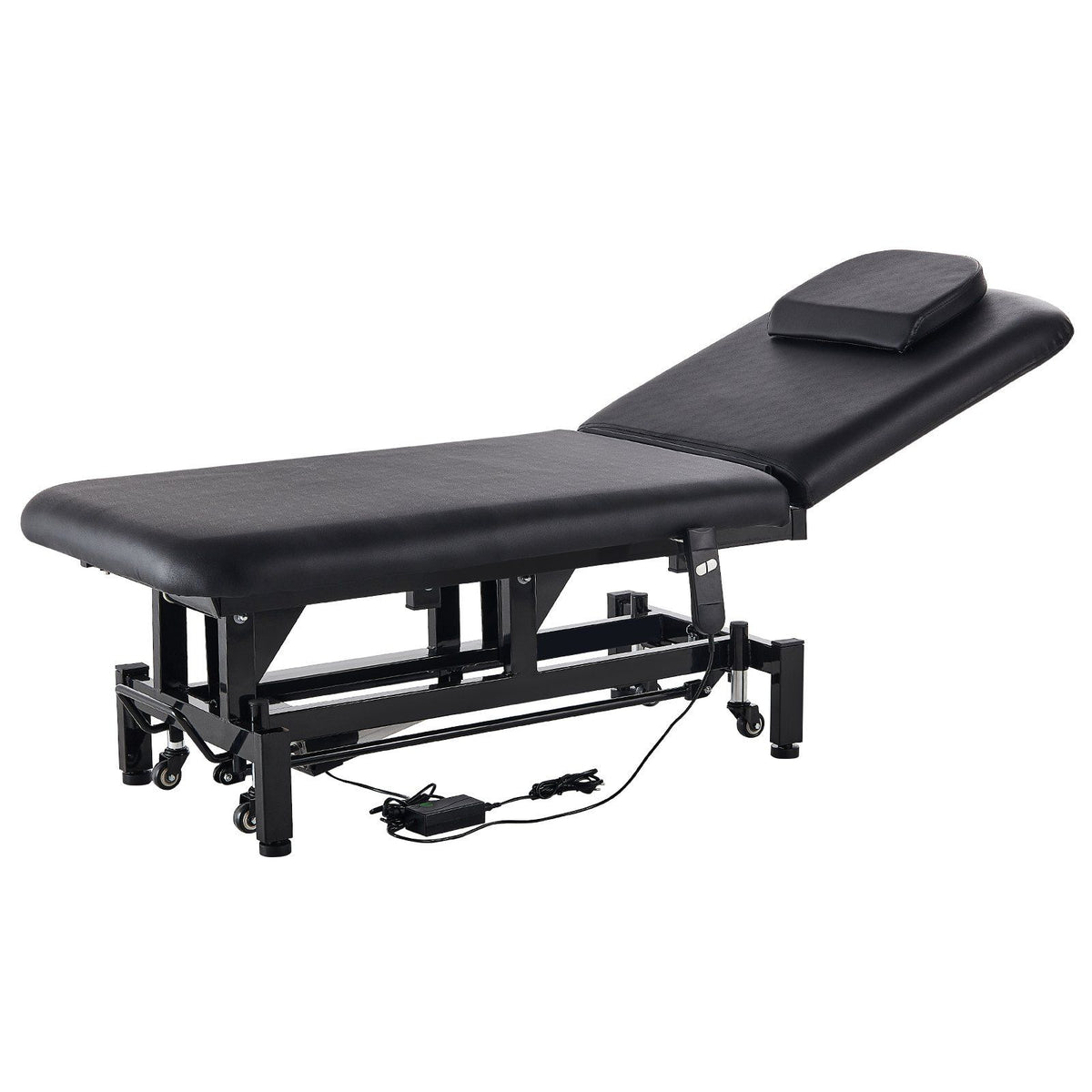 VEVOR Professional Electric Lift Massage Table, 0-45 Adjustable Backrest Medical Table Beauty Bed, Height Adjustable Tattoo Spa 