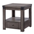 Ash Grey End Table with Square Leg