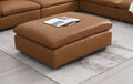 ACME Brighton Ottoman, Brown Top Grain Leather LV03374