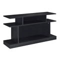 Black 2-shelf Sofa Table