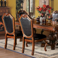 Black and Cherry Side Chair (Set of 2)