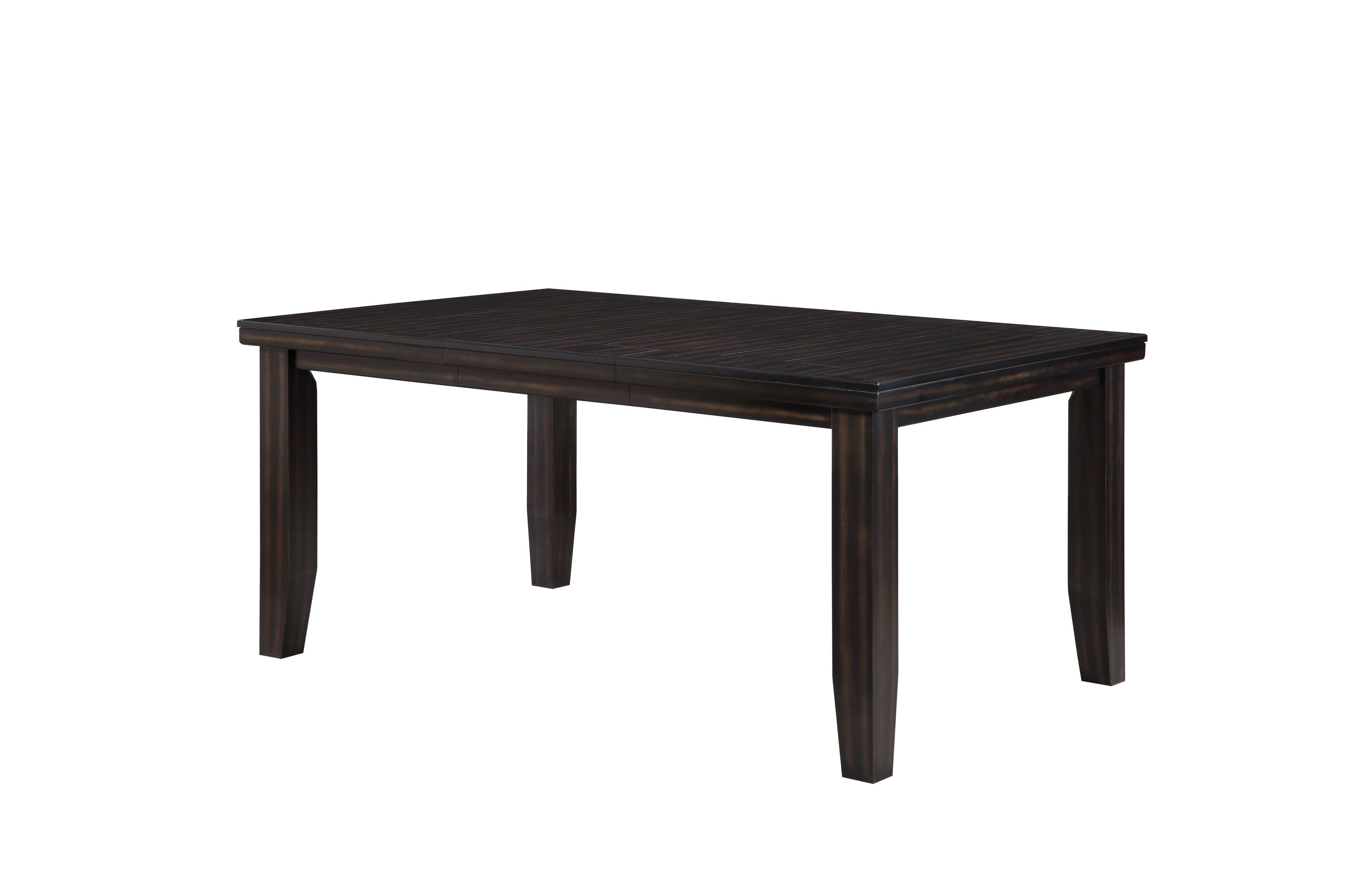 Espresso Dining Table with Tapered Leg