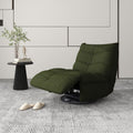 Rearden 35.5 Swivel Glider Manual Recliner Gaming Lounge Chair, Army Green 3D Tech Mesh