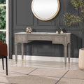 Dauphin 55 3-Drawer Wood Executive Desk, Grey Cashmere Wood