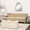 Alana 88 Lawson Two-Cushion Tightback Sofa, Fawn Brown Performance Velvet