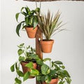 4 Pot Hanging Plant Holder(D0102HPWUAY.)