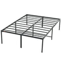 VEVOR 18 Inch Full Metal Bed Frame Platform, No Box Spring Needed, 1500 lbs Loading Capacity Embedded Heavy Duty Mattress Founda