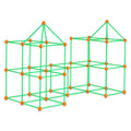 VEVOR Tent Fort Building Kit for Kid Glow In The Dark STEM Construction Toy 140P