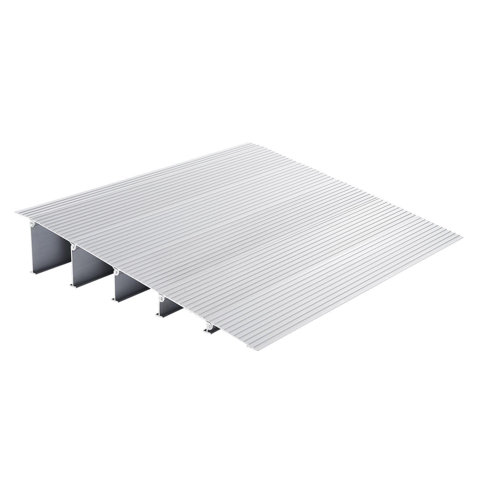 VEVOR Door Threshold Ramp, 5 Rise, 800 lbs Load Capacity, Door Ramp for Wheelchairs, Aluminum Threshold Ramp for Doorways, Adjus