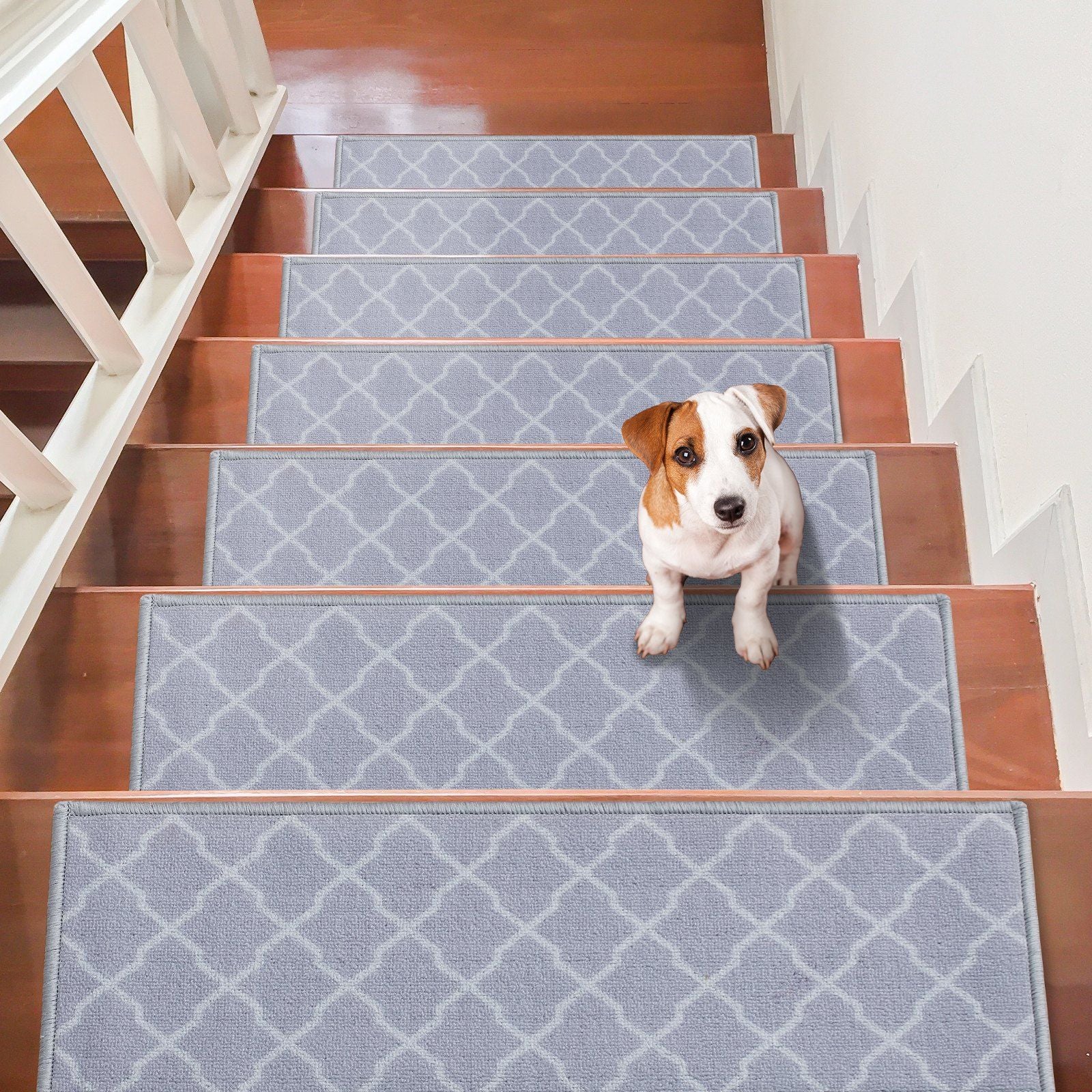 VEVOR Stair Treads, Stairs Carpet Non Slip 9 x 28, Indoor Stair Runner for Wooden Steps, Anti Slip Carpet Soft Edging Stair Rugs