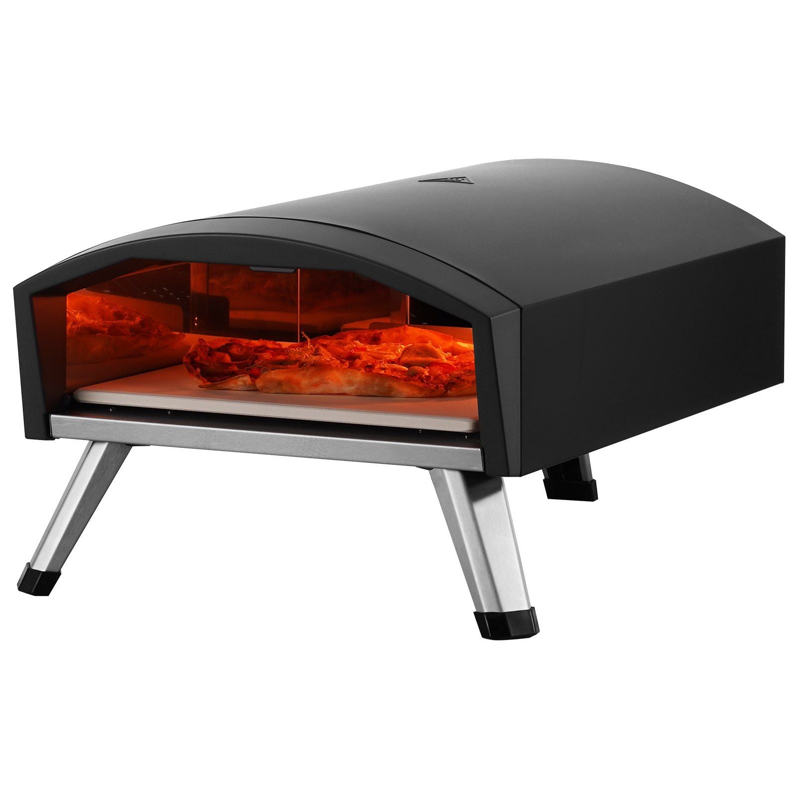 Vevor 12' Outdoor Pizza Oven Portable Gas Oven Iron Spray Foldable For Camping