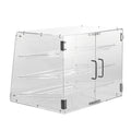 VEVOR Pastry Display Case, 3-Tier Commercial Countertop Bakery Display Case, Acrylic Display Box with Rear Door Access & Removab