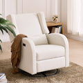 VEVOR Electronic Power Recliner and Swivel Glider, 250 lbs Weight Capacity Swivel Glider Recliner Chair with USB Port, Polyester