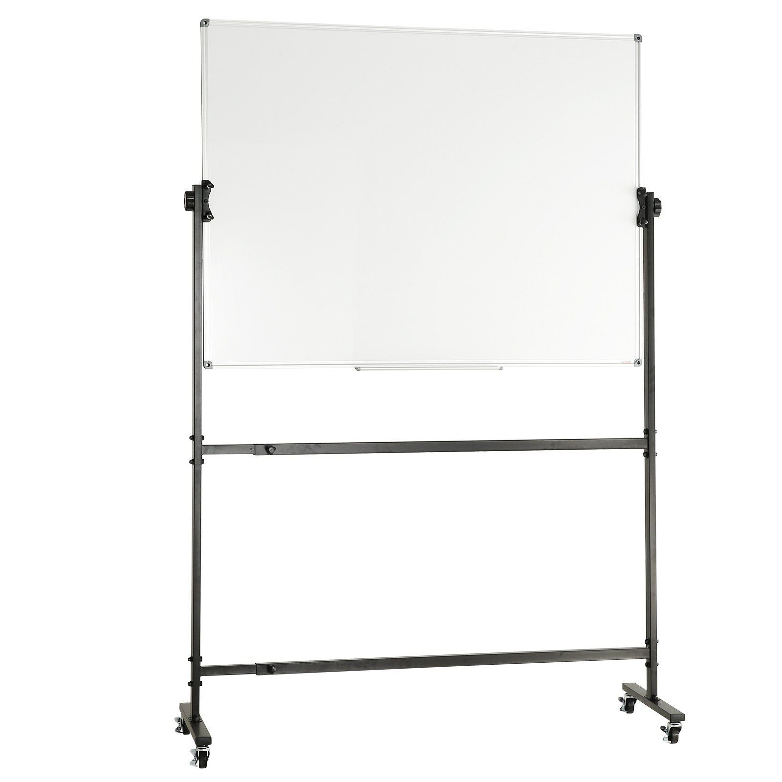 Vevor Rolling Magnetic Whiteboard, Double-Sided Mobile Whiteboard 48X36 Inches, Adjustable Height Dry Erase Board With Wheels, 1
