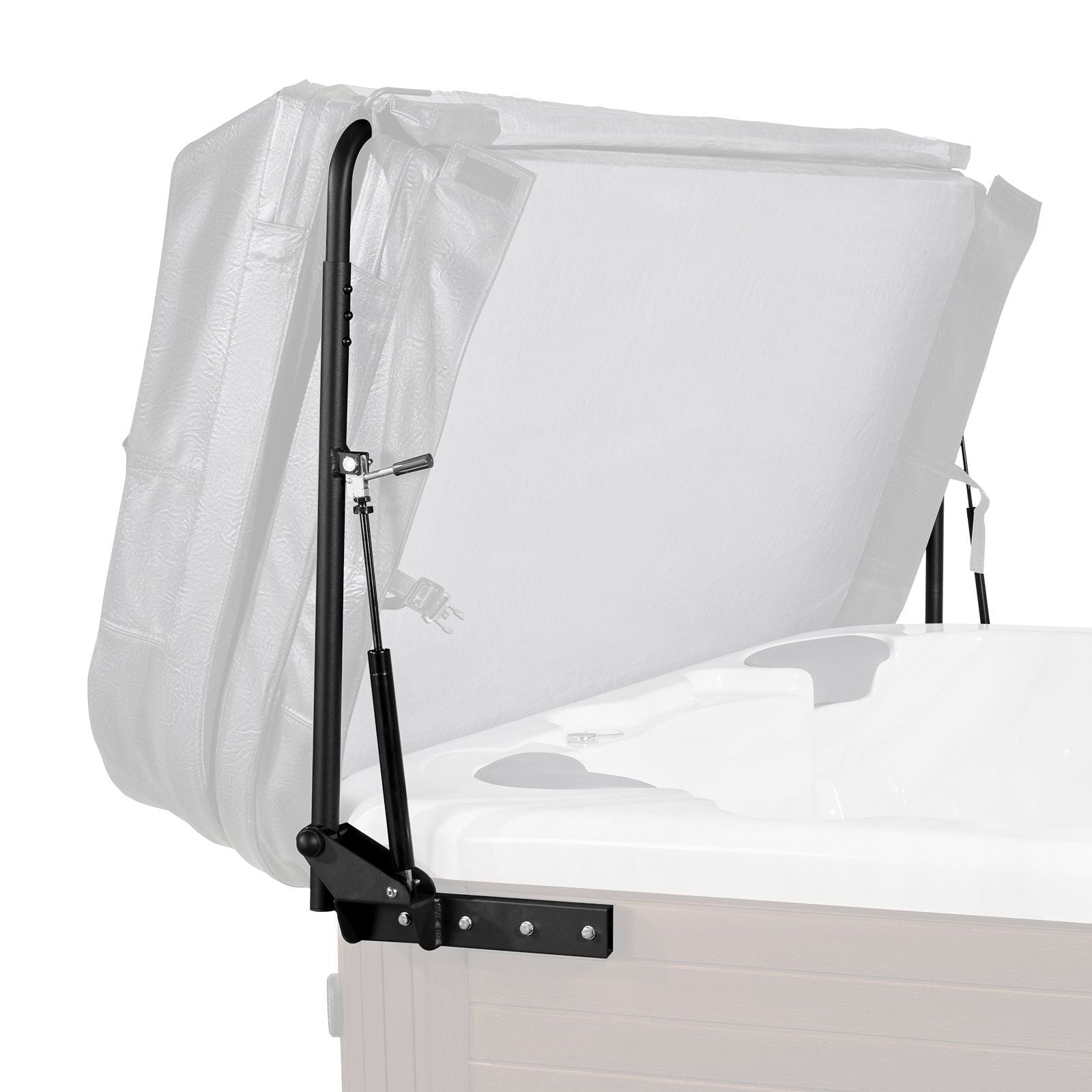 VEVOR Hot Tub Cover Lift, Spa Cover Lift, Hydraulic, Width 69 - 96.5 Adjustable, Installed on Both Sides at the Top, Suitable fo