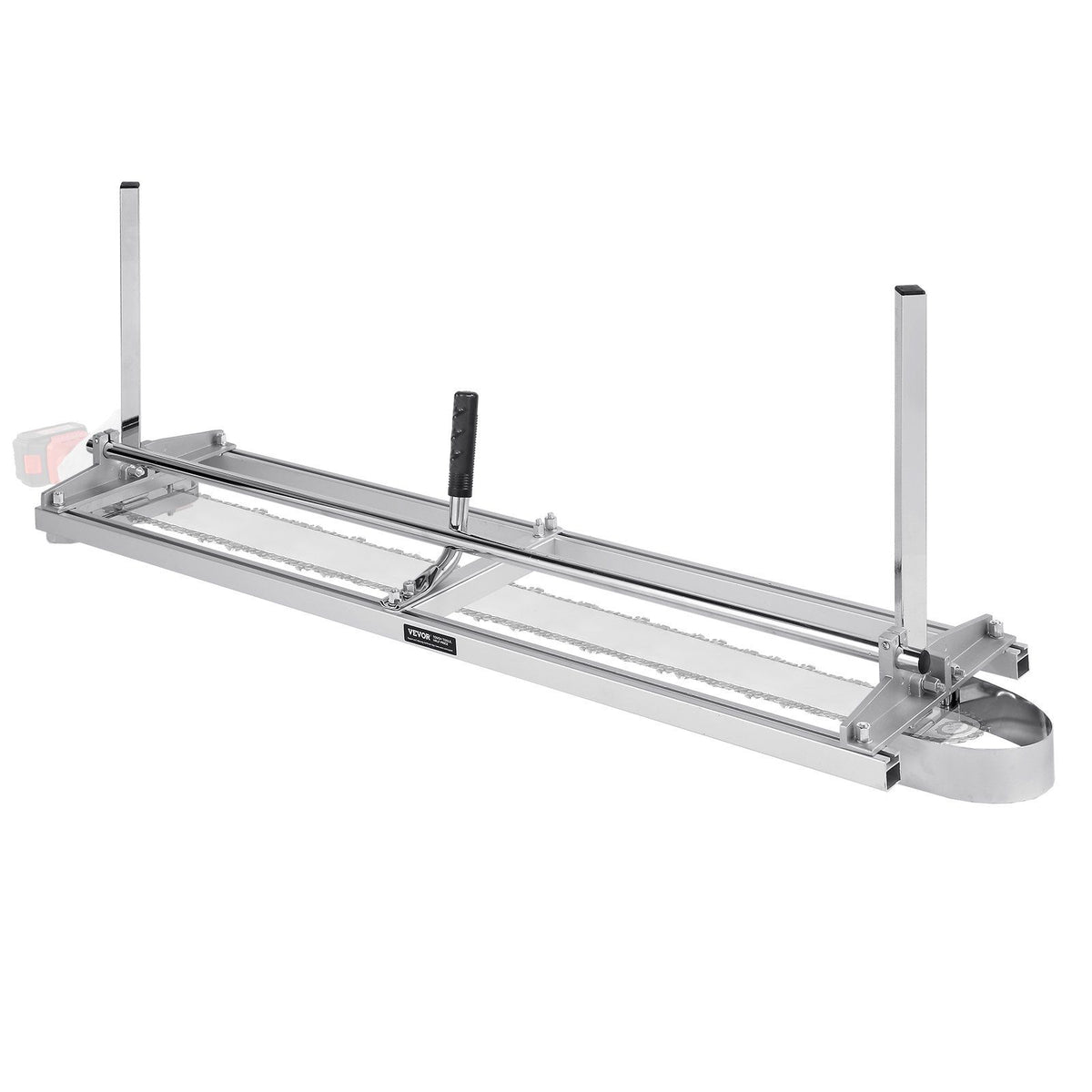 Vevor Chainsaw Mill, Portable Sawmill 14'-48' Guide Bar, Galvanized Steel Chainsaw Planking Mill With 0.2'-11.81' Cutting Th