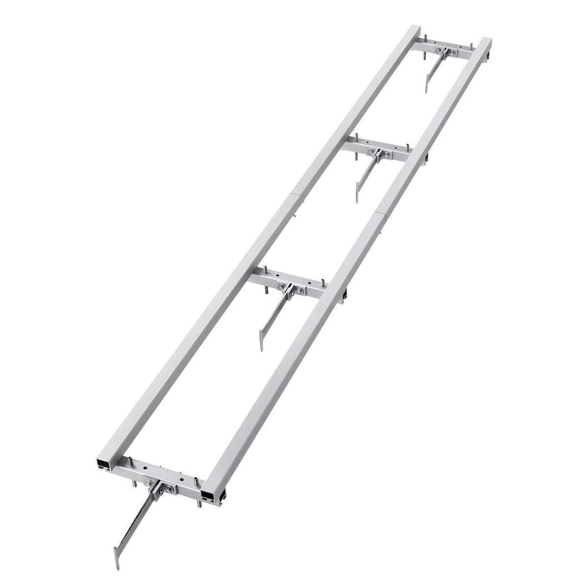 Vevor Rail Mill Guide System, 9 Ft Milling Guide, 4 Crossbar Kits Chainsaw Mill Rail Guide, Aluminum Adjustable Saw Mill Rail Sy