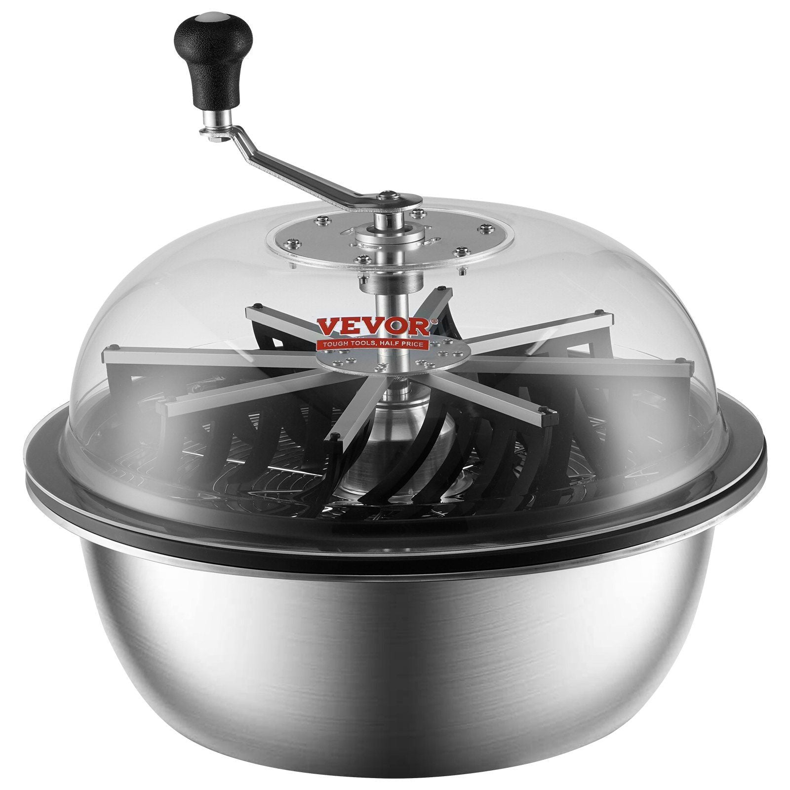 Vevor Leaf Bowl Trimmer, 19' Trimmer Bowl, Manual Bud Trimmer With Stainless-Steel Blades For Twisted Spin Cut, Clear Visibilit