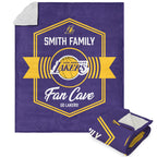 Nba Los Angeles Lakers Dominion Personalized Silk Touch Sherpa Throw Blanket 50X60 Inches