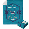 Nba Charlotte Hornets Dominion Personalized Silk Touch Sherpa Throw Blanket 50X60 Inches