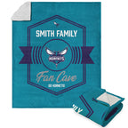 Nba Charlotte Hornets Dominion Personalized Silk Touch Sherpa Throw Blanket 50X60 Inches