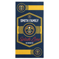 NBA Denver Nuggets Dominion Personalized Beach Towel 3060 Inches